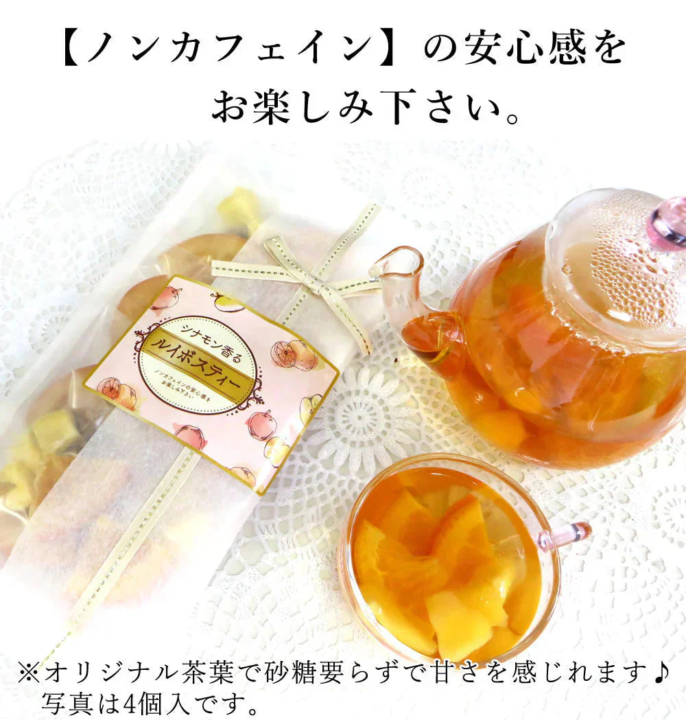 【12個入り】 ドライフルーツ&ルイボスティー 2種類のドライフルーツを楽しめるフルーツティー 大容量 業務用 おすすめ 紅茶 シナモンティー オレンジ ドライ 果物 野菜チップス 食べれる