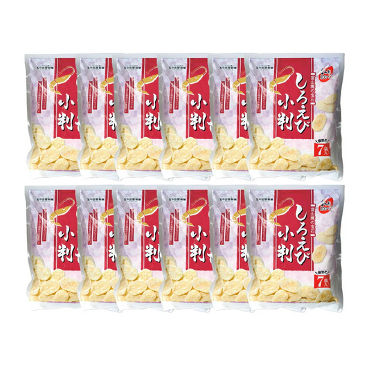 【送料無料】日の出屋製菓しろえび小判 【13g×7袋入】×12個お菓子 おせんべい おかき 富山県 お土産 おやつ