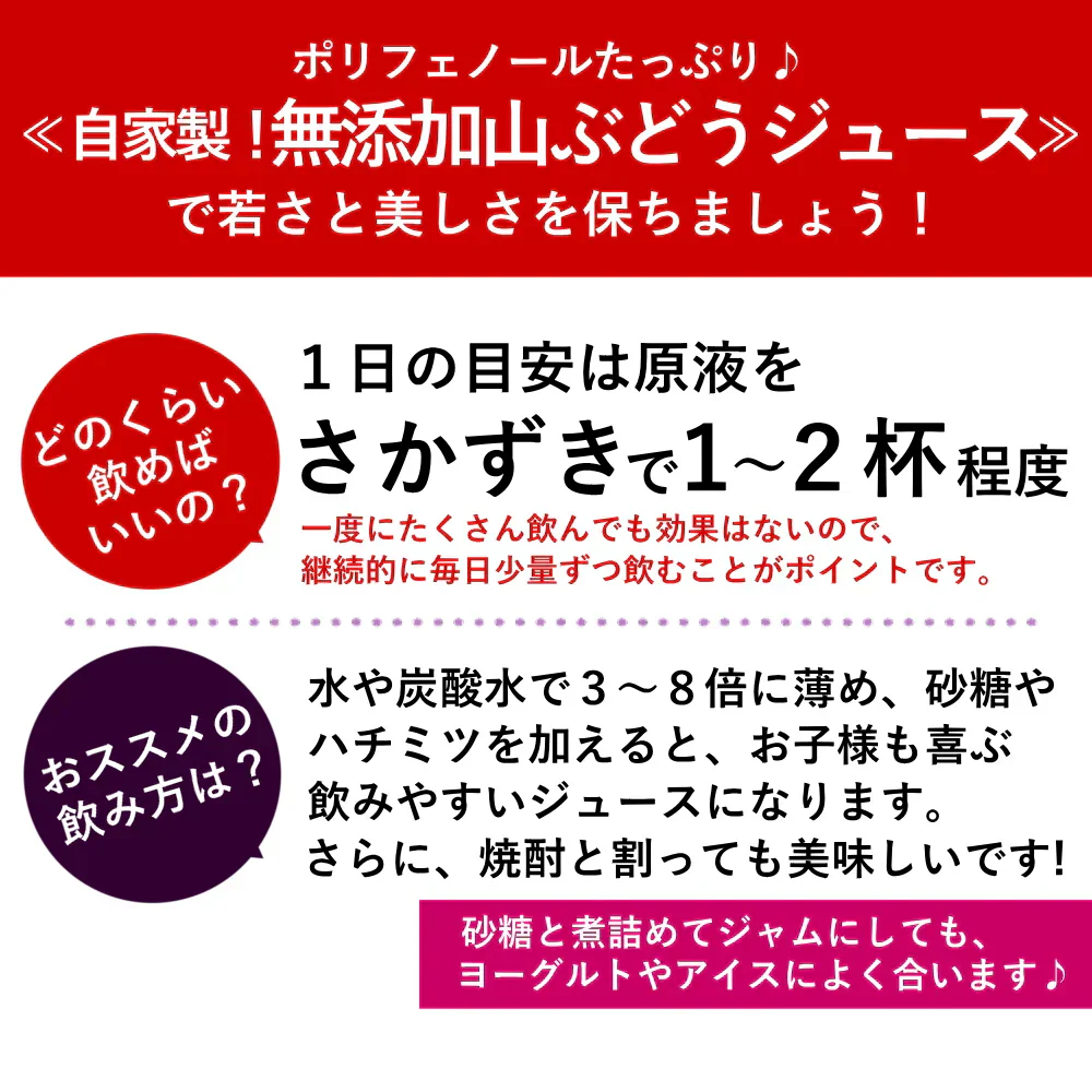 山ぶどう 約4kg 葡萄 ブドウ 山形産 国産 ご家庭用 バラ詰め