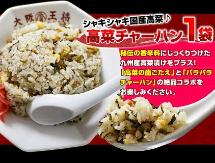 大阪王将 裏ミラクルセット(餃子 タレ付き・炒飯4種)【ゲリラセール】