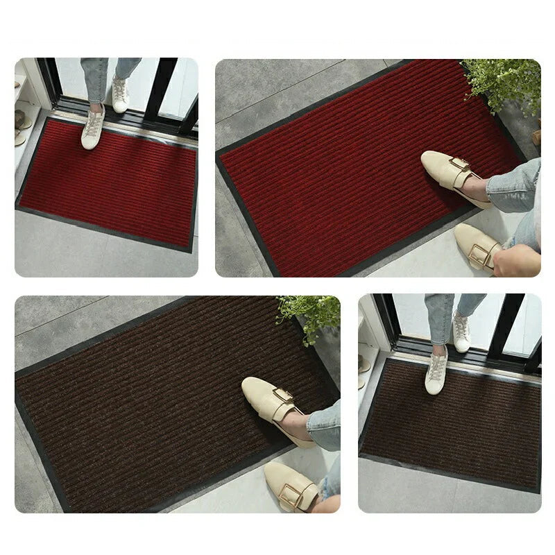 【グレー 50×80cm】玄関マット 屋外 室内 おしゃれ 北欧 泥落とし 洗える かわいい 風水 大判 40×60cm 50×80cm 60×90cm 80×120cm 120×150cm 無地 滑り止め 業務用 丸洗い 水洗い ドアマット 店舗 飲食店 オフィス 事務所