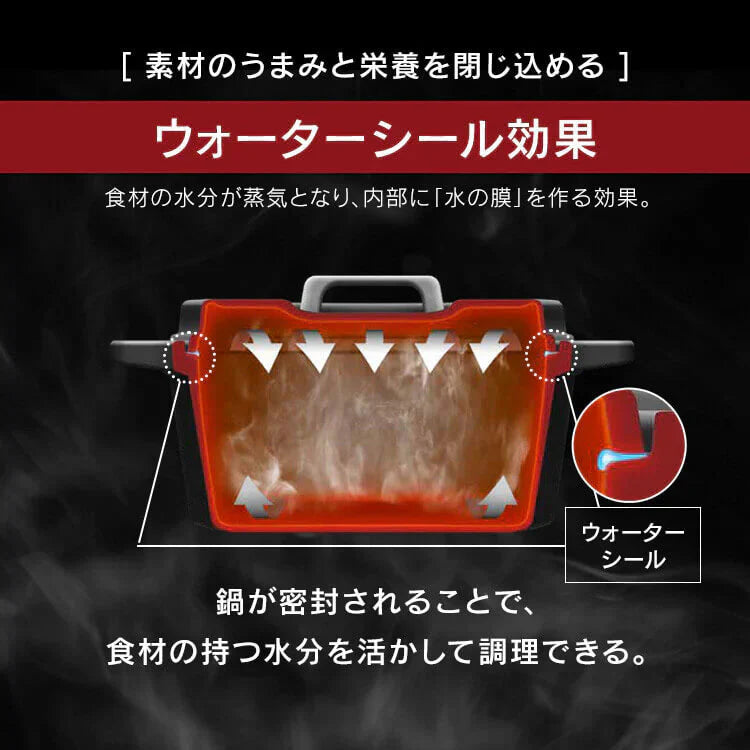 【カートアップNG】【サフランイエロー】鍋 なべ 両手鍋 20cm IH ガス火 無加水鍋 COTOCO MKSN-S20 送料無料 1～2人向け 無加水調理 調理 料理 ギフト IH対応 ガス ガスコンロ オーブン ラジエントヒーター 調理器具 素材 アイリスオーヤマ