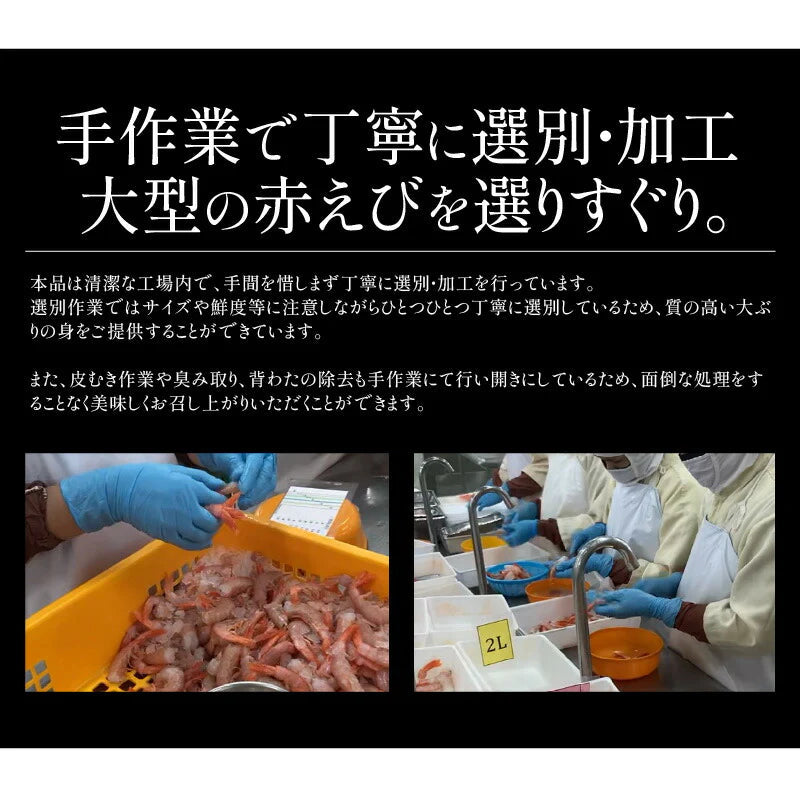 赤えび 開き 20尾（約12〜13cm） アルゼンチン 赤エビ 赤海老 美味しい 海老 えび エビ 天然 冷凍エビ 冷凍海老 セット 大量 まとめ買い 魚介類 海鮮 贈り物 ［送料無料］プレゼント ギフト