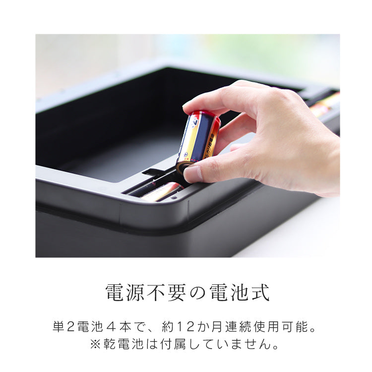 【ホワイト】ゴミ箱 45リットル 48リットル 自動開閉 おしゃれ スリム ふた付き 45L 対応 センサー 自動 全自動開閉式 大容量 ゴミ箱 縦型 ペダルいらず自動開閉 ダストボックス ごみ箱 おしゃれ キッチン リビング