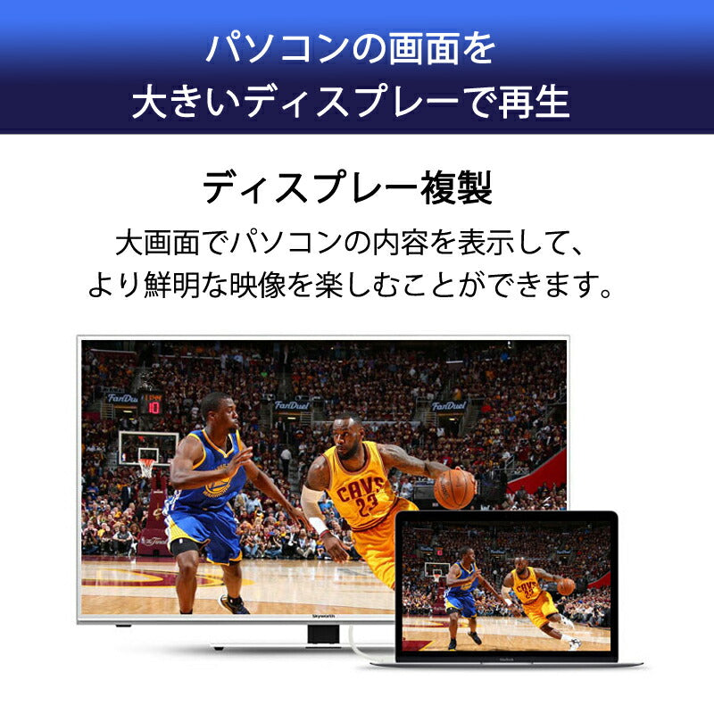 Displayport to HDMI 変換 ケーブル 1.8m dp hdmi 4K アダプタ オス DP HDMI ケーブルディスプレイポート ケーブル アダプター PC モニター ディスプレー接続