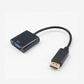 dp vga 変換 アダプタ 15cm ケーブル DP VGA アダプタ Displayportオス to VGAメス コネクタ ケーブル アダプター PC モニター