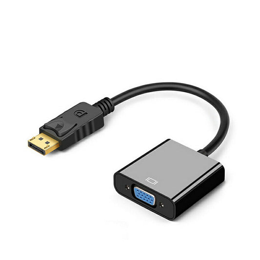 dp vga 変換 アダプタ 15cm ケーブル DP VGA アダプタ Displayportオス to VGAメス コネクタ ケーブル アダプター PC モニター