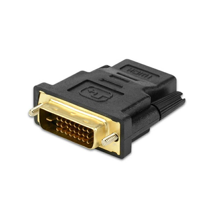 dvi hdmi 変換 HDMIコネクタ DVIオスtoHDMIメス V1.4 1080P 24+1 標準HDMIインターフェース 変換アダプター パソコン モニター 単方向映像転送