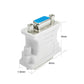dvi vga 変換 白色コネクタ AVコネクタ DVI-IオスtoVGAメス 1080P 24+5 インターフェース 変換アダプター パソコン モニター 単方向映像転送