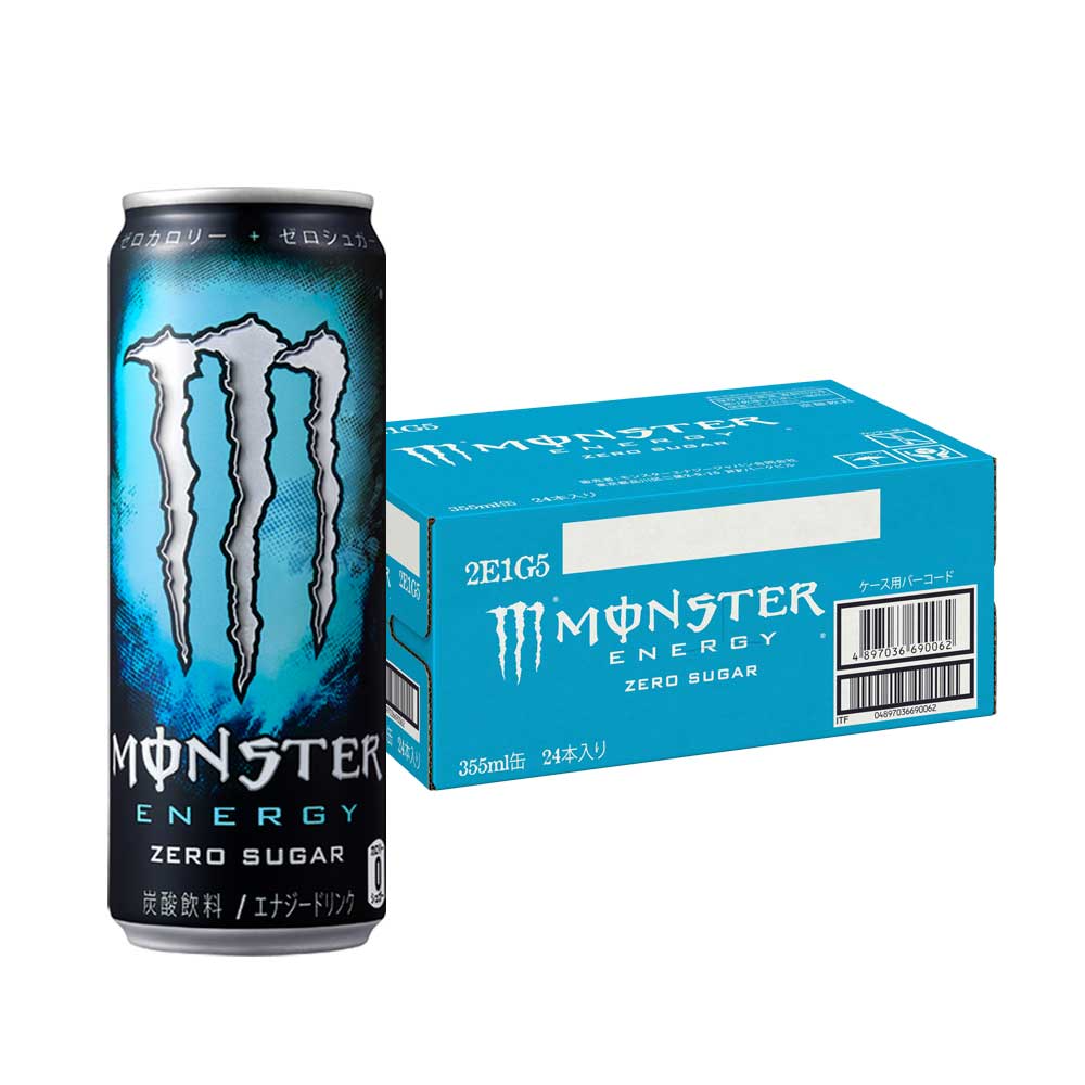 【送料無料】アサヒ モンスターエナジー ゼロシュガー 缶 355ml×24本