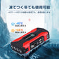 ジャンプスターター 12V バイク 車専用 28000mAh 大容量 バッテリー上がり 即解決 多機能 脱出ハンマー 緊急ライト コンパス 持ち運び 急速充電 簡単 便利