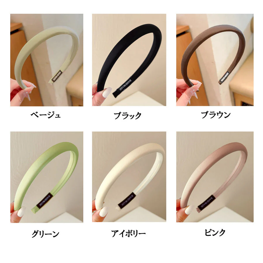 (ブラック)カチューシャ  無地 シンプル レディース キッズ  まとめ髪 ヘアアクセサリー 痛くない ヘアバンド  ヘアアレンジ 上品