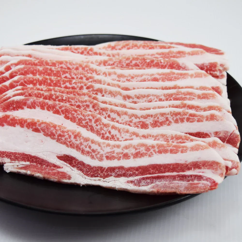 【送料無料】イベリコ豚バラスライス500g×4袋　約4ミリ　カット　イベリコ　豚バラ　バラスライス　バーベキュー　キャンプ飯　スペイン産