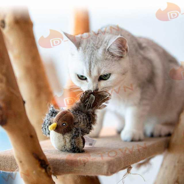 猫 おもちゃ 鳥 鳴く 運動不足 ストレス発散 鳴き声 猫用おもちゃ リアル 遊ぶ 運動不足解消 ネコ 送料無料 w659A()