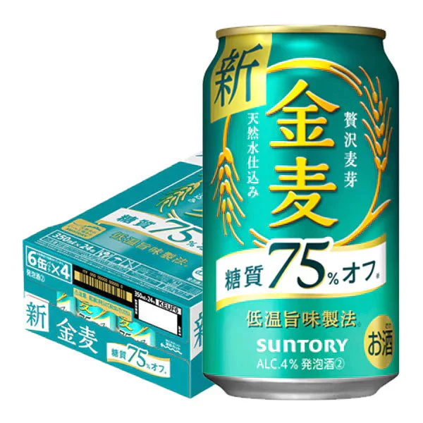 サントリー 金麦 糖質75％オフ 350ml×1ケース/24本 YTR