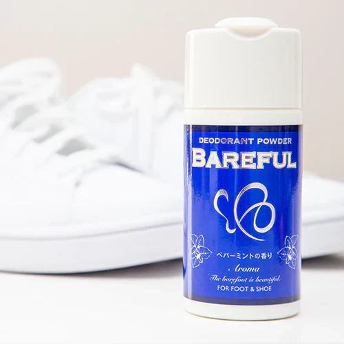 『ベアフル BAREFUL 靴用消臭パウダー（★ペパーミントの香り・2個セット★）』 消臭 防臭 パウダー デオドラント 天然由来 抗菌 臭い におい スニーカー パンプス 革靴 ブーツ サンダル スリッパ 長靴