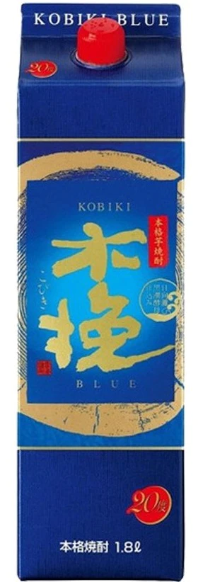 雲海酒造 木挽 BLUE ブルー 20度 パック 1800ml 1.8L 1本【ご注文は12本まで一個口配送可能】