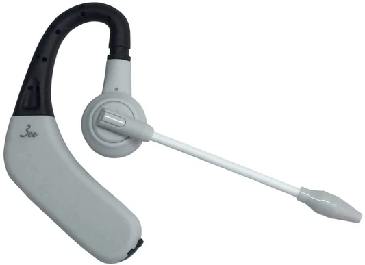 3ee Bluetooth ヘッドセット Call 02 ライトグレー（モノラル 片耳イヤホンタイプ） ノイズキャンセリングマイク
