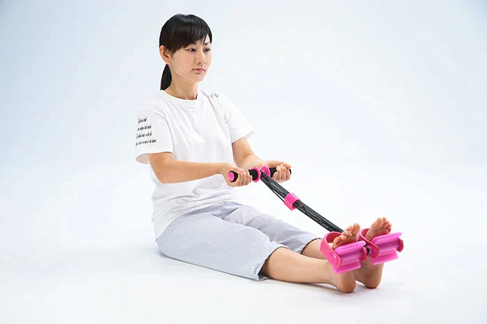 【ピンク】ウェスト ダイエット シェイプアップトレーナー 富士商 くびれ 痩せ 背筋 腹筋運動