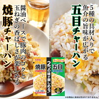 【丸美屋チャーハン】焼豚２人前＆五目２人前×２個（合計８人前）