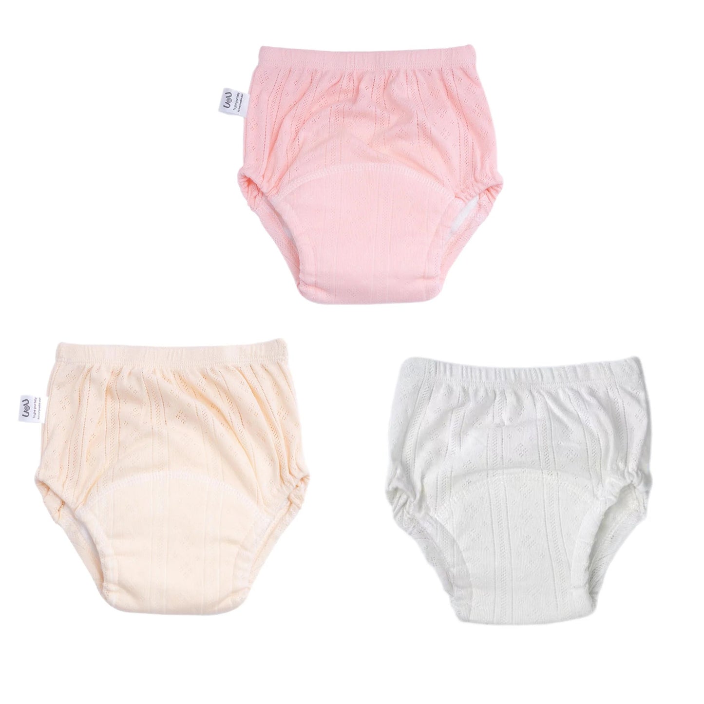 トレーニングパンツ ピンク 90 6層 3枚セット 90 100 110 おねしょパンツ トイトレパンツ トレパン トイレトレーニングショーツ おねしょ パンツ 男の子 女の子 防水パンツ