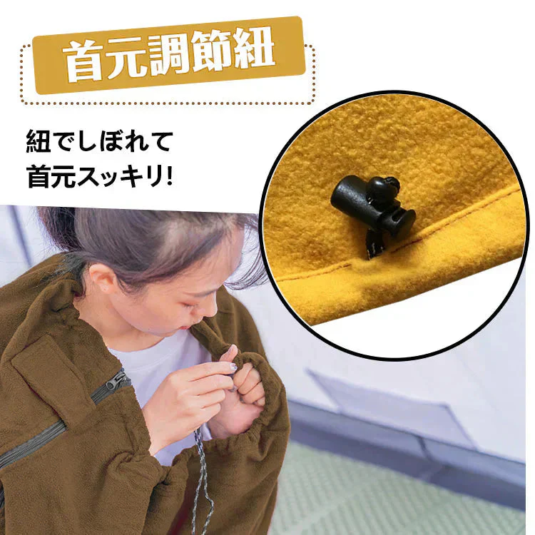 インナーシュラフ 防災士監修 「イエロー」 寝袋 冬 フリース ブランケット 洗える ひざかけ インナーシーツ 節電 暖かい 来客用 避難 車中泊 軽量 登山 キャンプ用品 防災 アウトドア ad196-ye