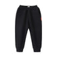 スウェット ブラック 130cm ズボン パンツ 子供 キッズ 90 100 110 120 130 140 150 160 体操服 学生 運動会 男子 女子 幼稚園 カジュアル ボトムス グレー 黒 無地 綿 吸汗発散