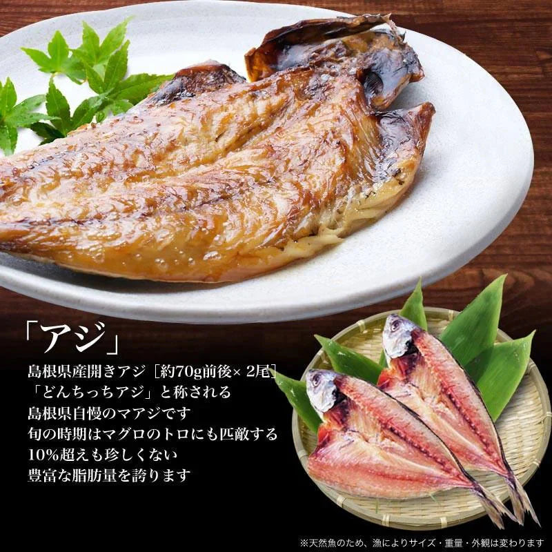 のどぐろ 入り 国産 干物セット 干物 6品 島根県産 送料無料