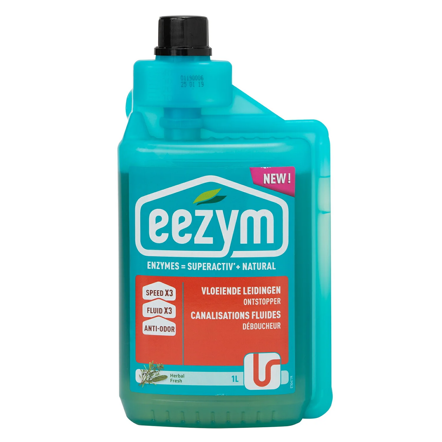 eezym パイプクリーナー  アンブロッカー 1L 1本 【つまり解消用】キッチン 洗面 浴室 パイプ ヌメリ 臭い 除去 天然由来成分 ベルギー生まれ イージム