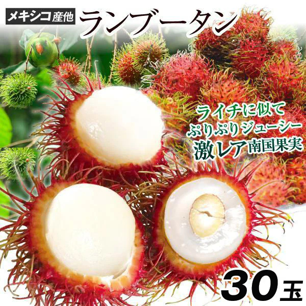 ランブータン 30玉 メキシコ産他