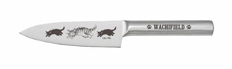 ペティナイフ 包丁 ナイフ 刃渡り11.5cm ステンレス製 猫のダヤン とび猫ダヤン 480106