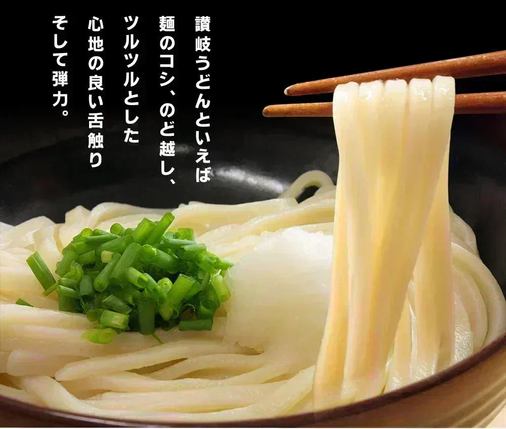 うどん 讃岐うどん 約６人前 600g (300gx2袋) つゆ付き 送料無料 本場讃岐 純生うどん 太麺 うどん お取り寄せ siawase6-tuyu
