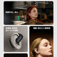 【左右耳兼用】ワイヤレスイヤホン 片耳 bluetooth5.4 180度回転 耳掛け式 IPX6防水 Hi-Fi高音質 ブルートゥースイヤホン type-C充電 耳を塞がない LED電力表示 快適 iPhone/Android適用 ハンズフリー w677C(ブラックpro)