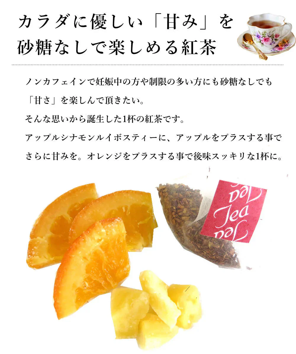 【12個入り】 ドライフルーツ&ルイボスティー 2種類のドライフルーツを楽しめるフルーツティー 大容量 業務用 おすすめ 紅茶 シナモンティー オレンジ ドライ 果物 野菜チップス 食べれる