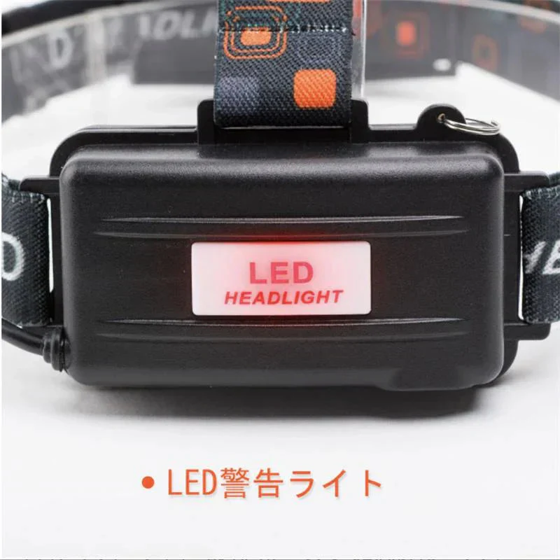 LEDヘッドライト 超強ルーメン ヘッドライト　最高輝度 充電式 ズーム機能　4段階の点灯モード(w017B)伸縮式