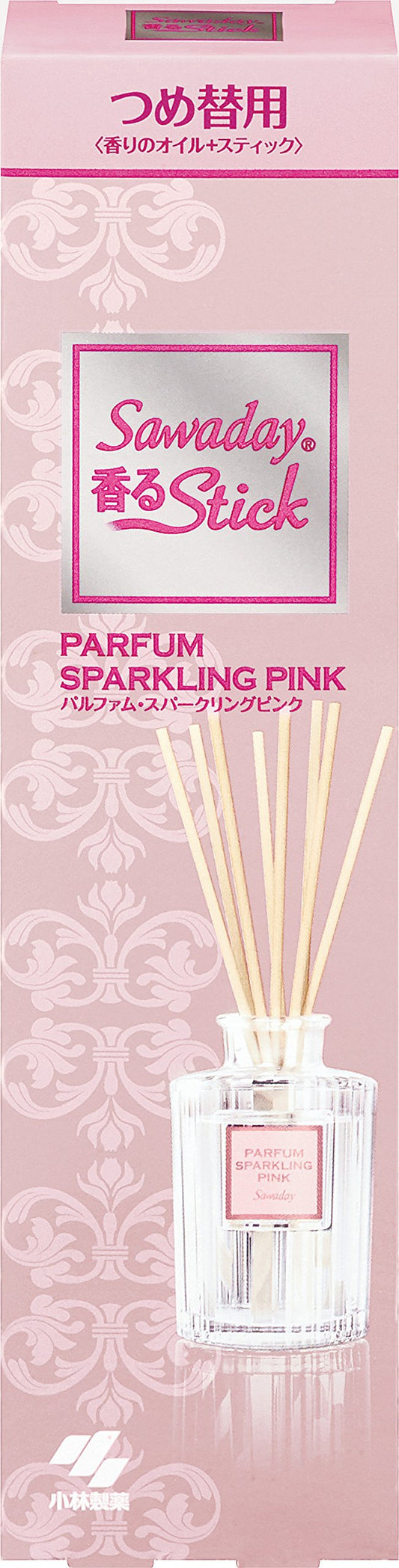 Ｓａｗａｄａｙ香るＳｔｉｃｋ替パルファムスパークリングピンク 容量70ML 小林製薬 芳香剤・部屋用