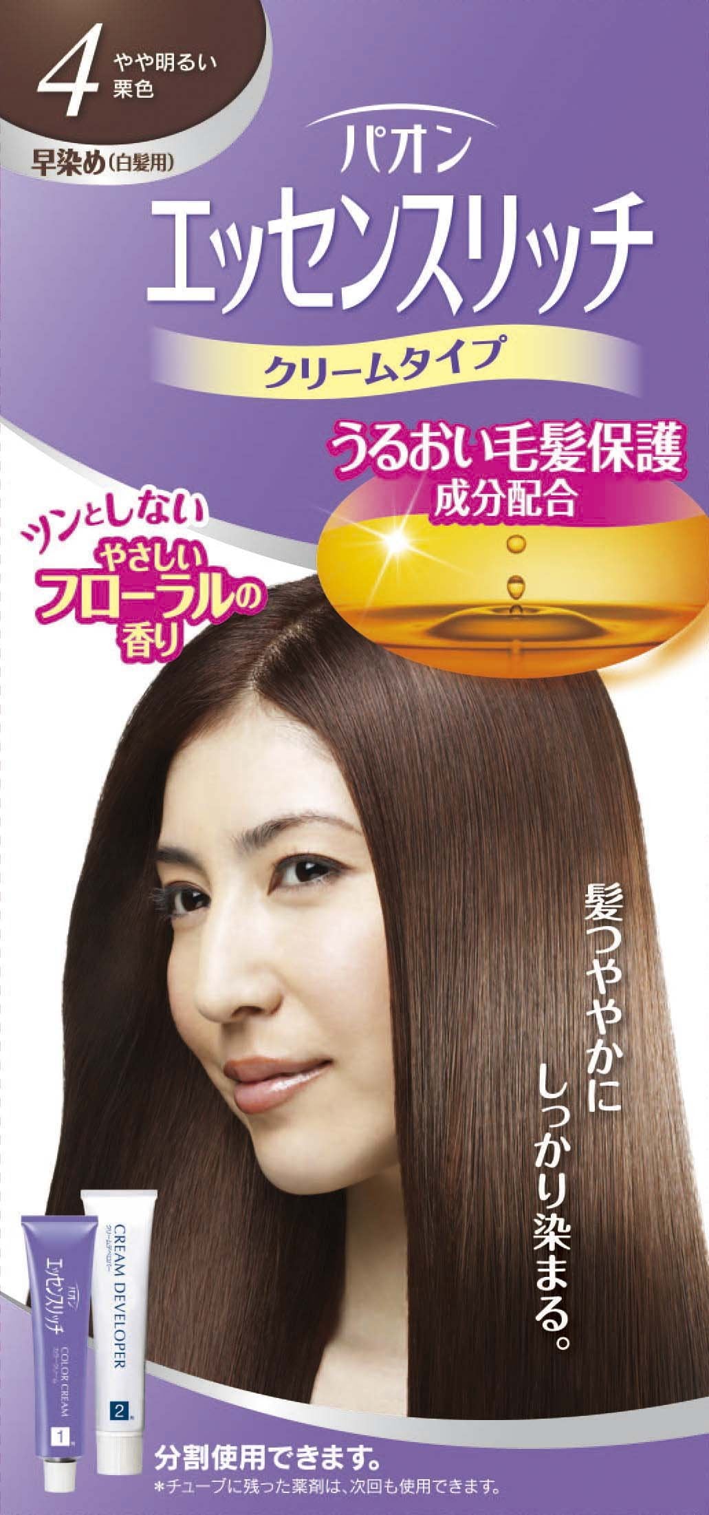 パオン　エッセンスリッチ　クリームタイプ　４ 容量1個 シュワルツコフヘンケル ヘアカラー・白髪用