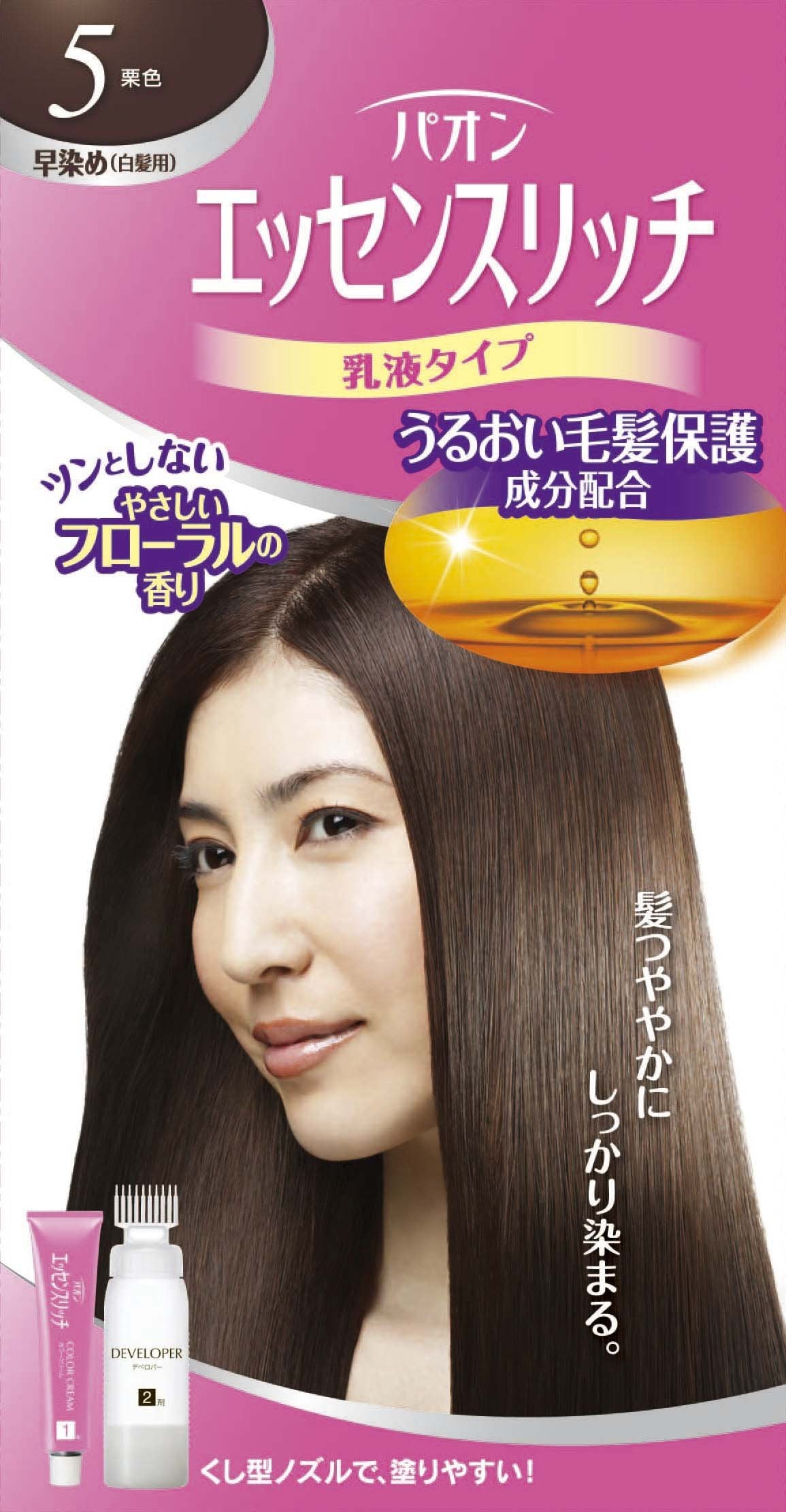 パオン　エッセンスリッチ　乳液タイプ　５ 容量1個 シュワルツコフヘンケル ヘアカラー・白髪用