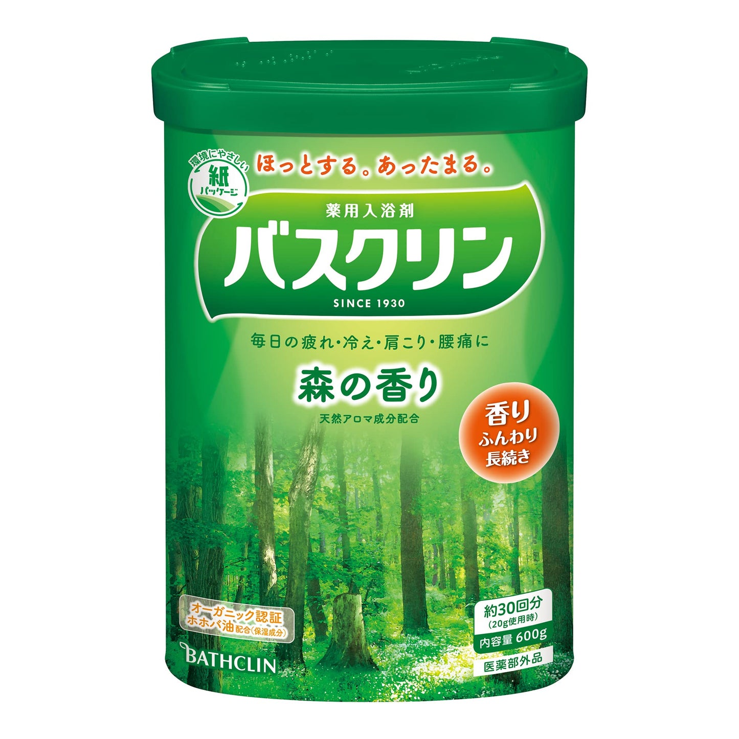 バスクリン　森の香り　６００ｇ 容量600G バスクリン 入浴剤