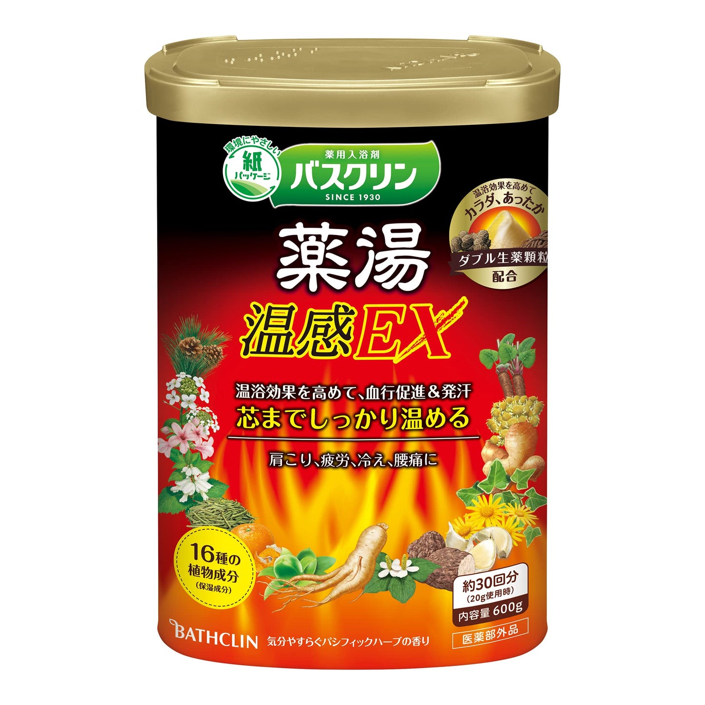 バスクリン　薬湯　温感ＥＸ　６００ｇ 容量600G バスクリン 入浴剤