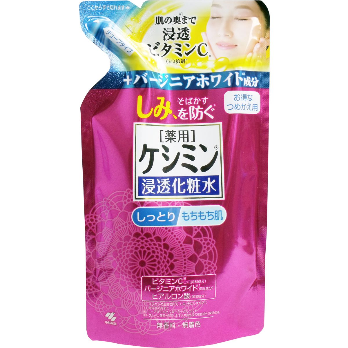 ケシミン浸透化粧水とてもしっとり　詰替用　１４０ｍＬ 容量140ML 小林製薬 化粧水・ローション