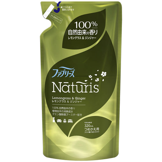 ファブリーズ　ナチュリス　レモングラス＆ジンジャーの香り　詰替え　320ml 容量320ML Ｐ＆Ｇ 芳香剤