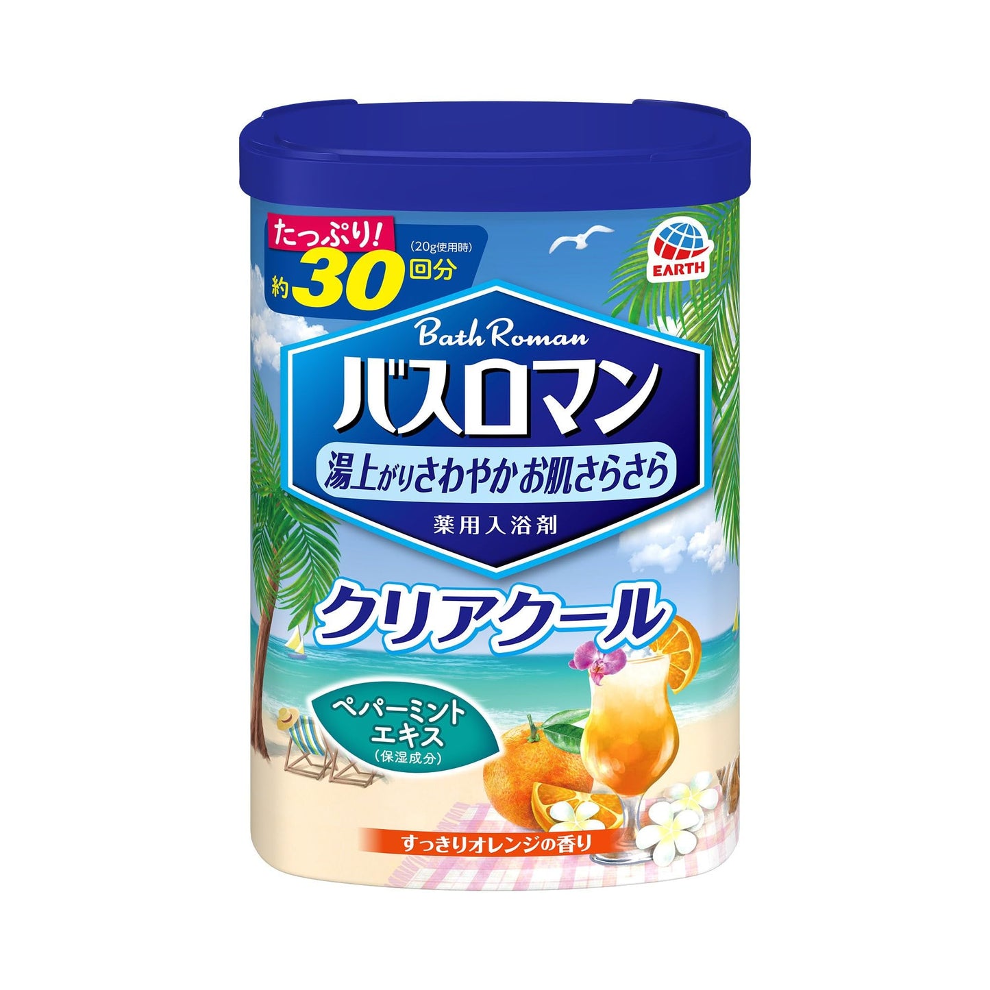 バスロマン クリアクール 容量600G アース製薬 入浴剤