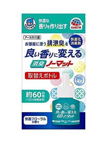 ヘルパータスケ 良い香りに変える 消臭ノーマット 取替えボトル 快適フローラルの香り 容量45ML芳香剤・部屋用