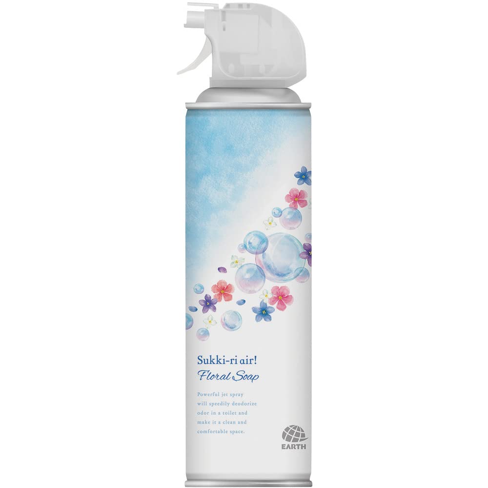 トイレのスッキーリエア！ Sukki－ri air！ フローラルソープの香り 容量350ML 芳香剤・トイレ用