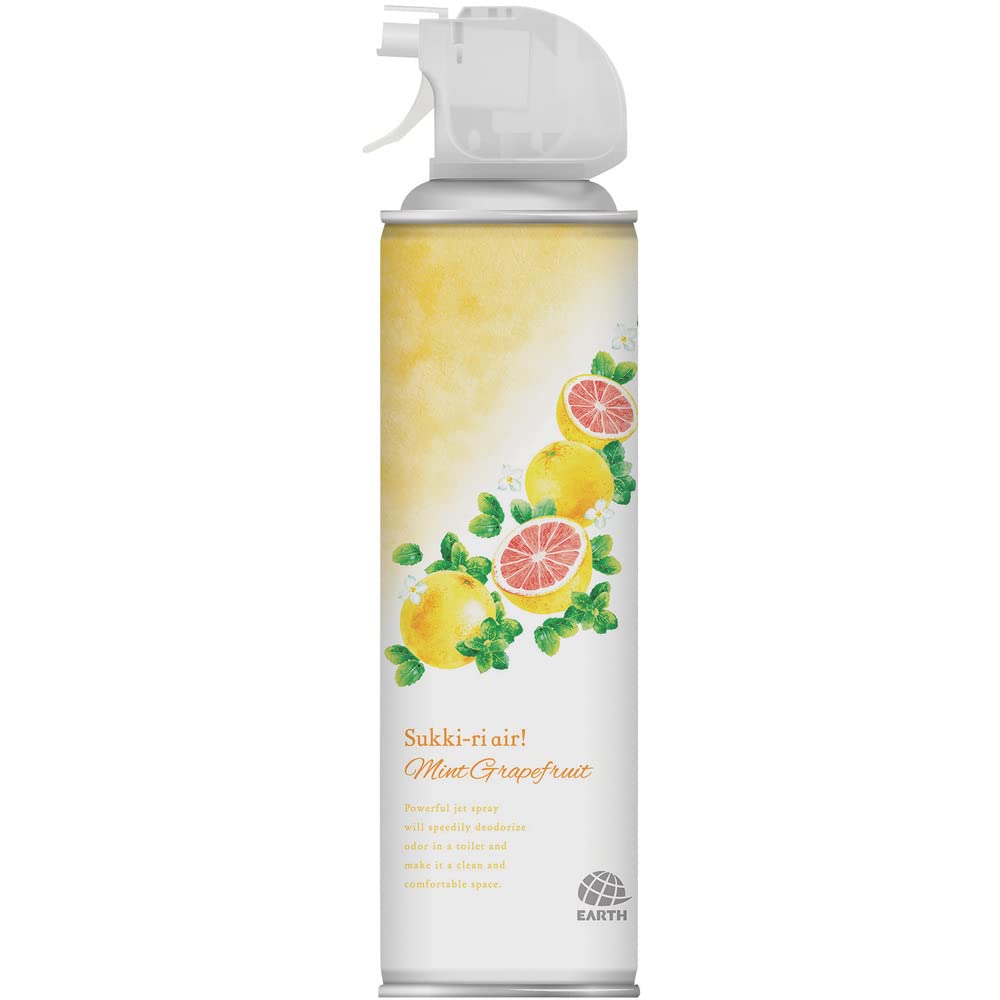 トイレのスッキーリエア！ Sukki－ri air！ ミントグレープフルーツの香り 容量350ML 芳香剤・トイレ用