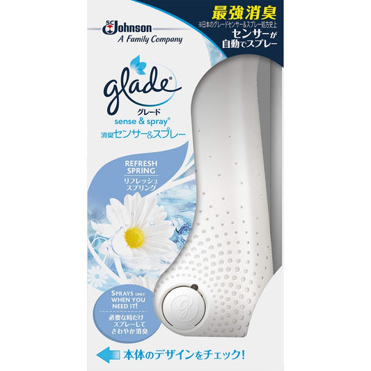 消臭センサー＆スプレー リフレッシュスプリング本体 容量18ML ジョンソン 芳香剤・部屋用