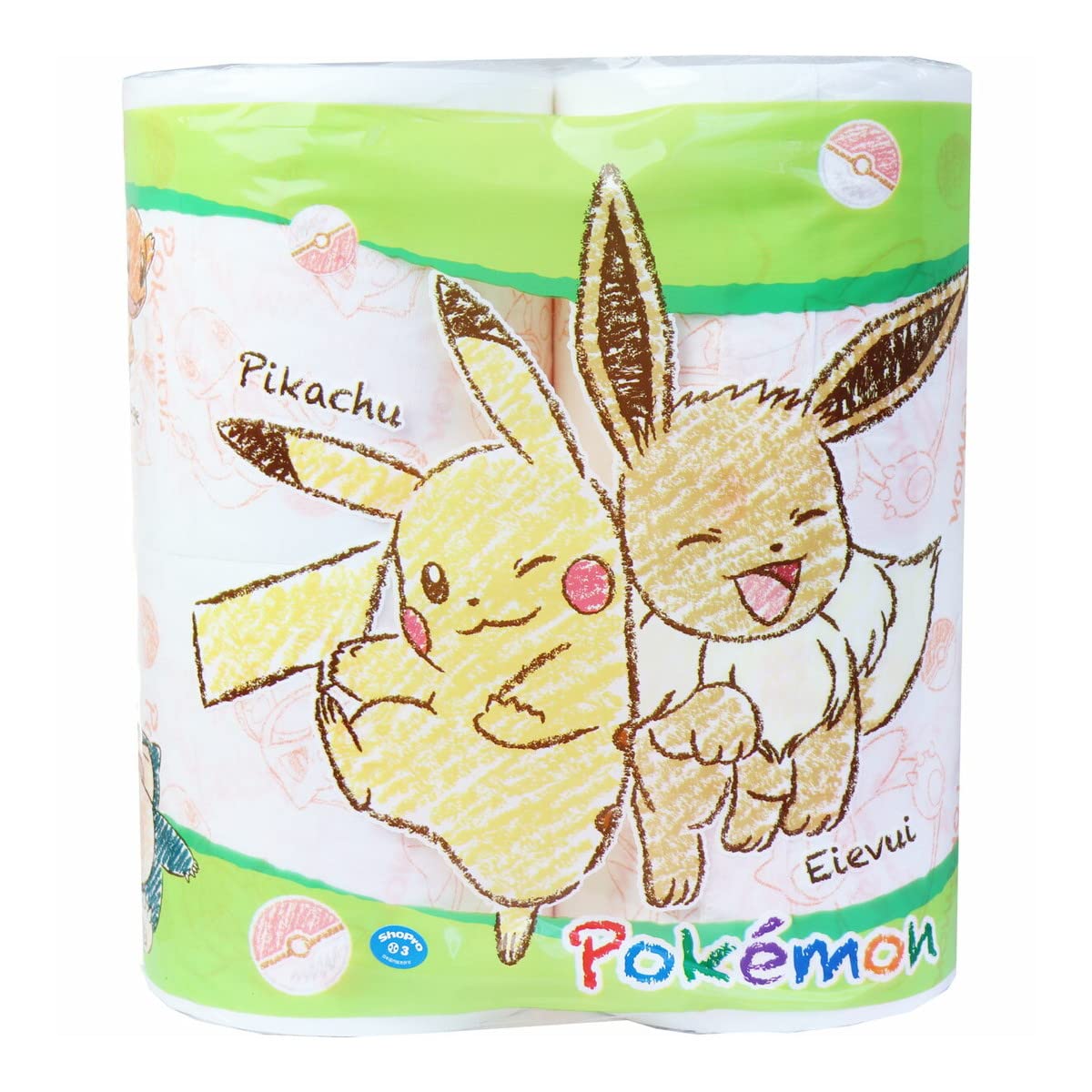 ポケモン　4ロール30m 容量4個 ハヤシ商事 トイレットペーパー
