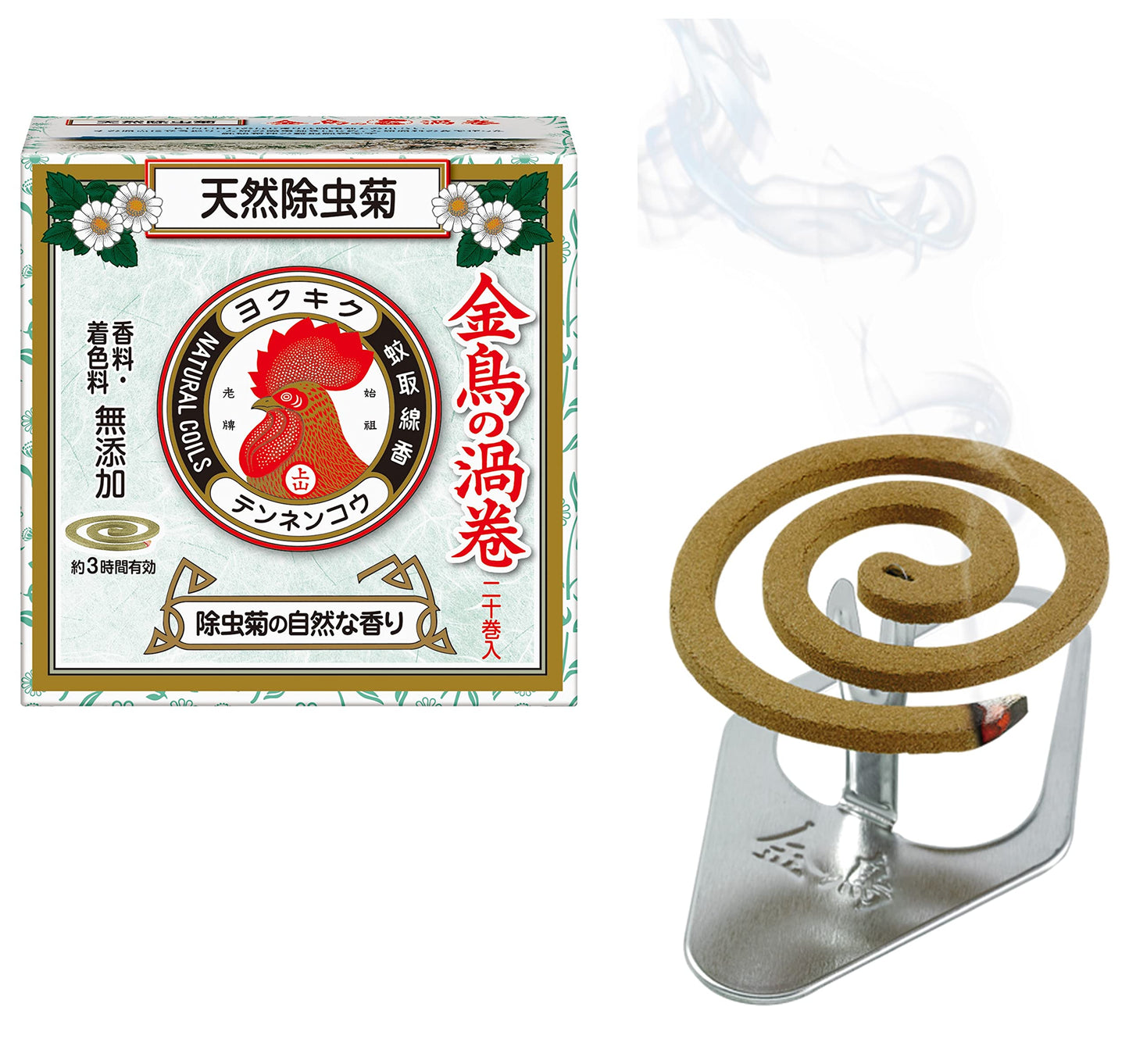 天然除虫菊金鳥の渦巻ミニサイズ 20巻 容量20個 大日本除虫菊（金鳥） 殺虫剤・ハエ・蚊