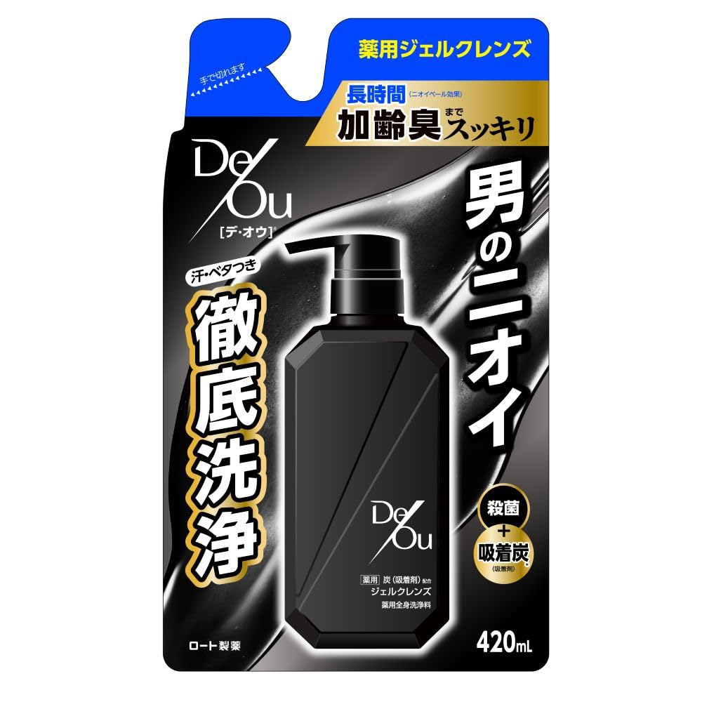 デ・オウ 薬用クレンジングウォッシュ つめかえ用 容量420ML ロート製薬 洗顔